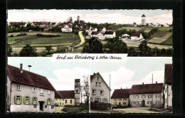 AK Steinberg B. Ulm /Donau, Gasthaus Und Bäckerei, Rathaus, Teilansicht  - Ulm