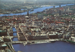 72255613 Hamburg Fliegeraufnahme Mit Jungfernstieg Und Elbe Hamburg - Andere & Zonder Classificatie