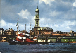 72255612 Hamburg Hafen Und Michaeliskirche Hamburg - Andere & Zonder Classificatie