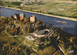 72255553 Bad Niederbreisig Burg Rheineck Am Rhein Fliegeraufnahme Bad Niederbrei - Bad Breisig