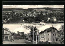 AK Ruppichteroth, Brölstrasse Mit Hotel Zur Krone, Schullandheim Der Stadt Köln, Teilansicht  - Other & Unclassified