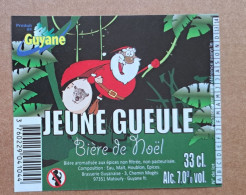 FRENCH GUYANNE Country  Beer Label #07 - Beer