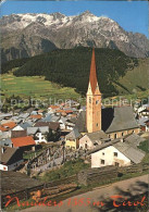 72254717 Nauders Tirol Ortsansicht Mit Kirche Alpenpanorama Nauders - Sonstige & Ohne Zuordnung