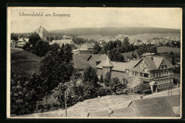 AK Schmiedefeld Am Rennsteig, Teilansicht  - Schmiedefeld