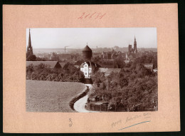 Fotografie Brück & Sohn Meissen, Ansicht Freiberg I. Sa., Blick Auf Den Ort Mit Altem Turm  - Lieux