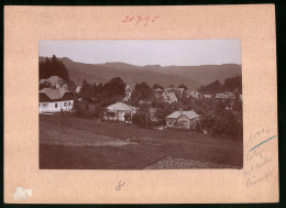 Fotografie Brück & Sohn Meissen, Ansicht Bärenfels I. Erzg., Teilansicht Des Ortes Mit Wohnhäusern  - Lieux