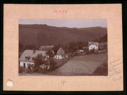 Fotografie Brück & Sohn Meissen, Ansicht Bärenfels I. Erzg., Partie Im Ort Mit Wohnhäusern  - Lieux