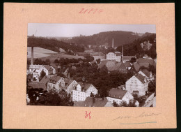 Fotografie Brück & Sohn Meissen, Ansicht Mittweida I. Sa., Blick Auf Die Stadt Mit Fabrik  - Lieux