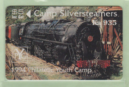 New Zealand - Private Overprint - 1994 Camp Silversteamers - $5 Locomotive - Mint  - NZ-CO-36 - Neuseeland