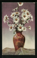 Künstler-AK Photochromie Nr. 662: Gänseblumen In Einer Vase  - Autres & Non Classés