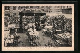 AK Leipzig, Cafe Und Konditorei Lutze, Kaiser-Wilhelm-Strasse 2, Terrasse  - Leipzig