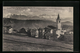 Cartolina Jenesien Bei Bozen, Ort Mit Kirche  - Bolzano (Bozen)