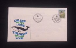 D) 1979, SOUTH AFRICA, FIRST DAY COVER, ISSUE, THE SEAS MUST LIVE, NATURE FOUNDATION, CAPE TOWN, WITH STAMP, PROTEAS, PR - Autres - Afrique