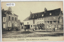 CHAOURCE- PLACE DE L EGLISE ET DE L ANCIEN MARCHE- MAISON CHEURLOT - Chaource