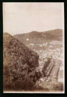 Fotografie Brück & Sohn Meissen, Ansicht Karlsbad, Blick Von Dem Kaiser Friedrich Wilhelm Platz Nach Der Stadt  - Places