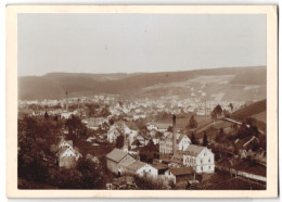 Fotografie Brück & Sohn Meissen, Ansicht Olbernhau / Erzg., Ortpartie Mit Blick Auf Den Ortsteil Rungstock  - Places