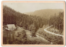 Fotografie Brück & Sohn Meissen, Ansicht Olbernhau / Erzg., Blick In Das Natschungtal Mit Altem Wohnhaus  - Places