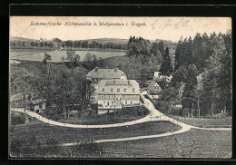 AK Hüttenmühle B. Wolkenstein, Ortsansicht Aus Der Vogelschau  - Wolkenstein