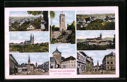 AK Lichtenfels, Marktplatz, Schloss Banz, Bamberger Tor  - Lichtenfels