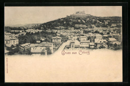 AK Coburg, Gruss Mit Blick über Die Stadt  - Coburg