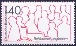 Germany 1974 MNH, Disabled, Rehabilitation Of The Handicapped - Handicaps