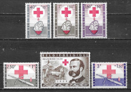 1096/1101**  Croix-Rouge - Série Complète - MNH** - Vendu à 12.50% Du COB!!!! - Neufs