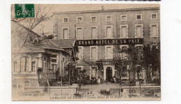 34 - LAMALOU Les BAINS - Grand Hôtel De La Paix - Animée - 1908  (M82) - Lamalou Les Bains