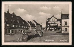 AK Schirgiswalde /O. L., Marktplatz Mit Hotel Erbgericht  - Autres & Non Classés