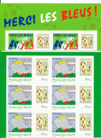France Autoadhésif N° 85A Et 85B - N° 3927B Et 3936B Babar Et Football Merci Les Bleus Avec Vignettes Personnalisées - Unused Stamps
