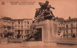 Antwerpen - Standbeeld Lambermont - Antwerpen