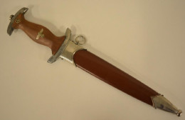 WWII German SA Dagger With Scabbard - Knives/Swords