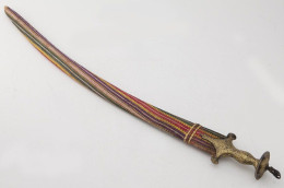 Persian Shamshir With Gilt Decorated Hilt - Knives/Swords