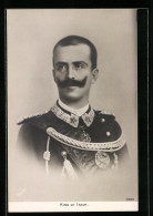 Cartolina Viktor Emanuel III. König Von Italien Mit Orden  - Royal Families
