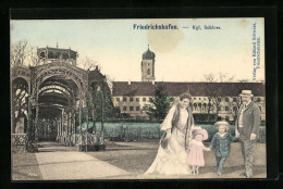 AK Friedrichshafen, Königl. Schloss Mit Laubengang  - Friedrichshafen