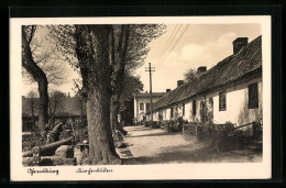 AK Ahrensburg, Kirchenbuden, Strassenpartie  - Ahrensburg