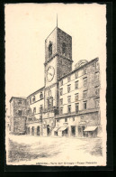 Cartolina Ancona, Torre Dell` Orologio, Piazza Plebiscito  - Ancona