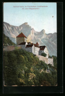 AK Vaduz, Schloss Vaduz Mit Rappenstein  - Liechtenstein