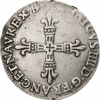 France, Henri IV, 1/4 Ecu De Béarn, 1603, Pau, Argent, TB+, Gadoury:603 - 1589-1610 Henri IV Le Vert-Galant