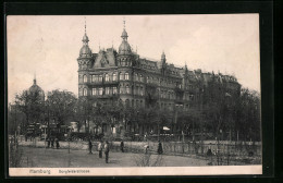 AK Hamburg, Borgfelderstrasse Mit Strassenbahn Und Bierkutsche  - Mitte