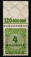 Deutsches Reich 316 A P OR C Postfrisch #IL624 - Sonstige & Ohne Zuordnung