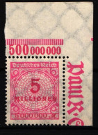 Deutsches Reich 317 A P OR B Postfrisch #IL629 - Sonstige & Ohne Zuordnung