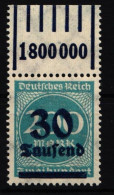 Deutsches Reich 285 W OR Postfrisch - 1/5/1 #IL654 - Sonstige & Ohne Zuordnung