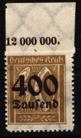 Deutsches Reich 299 P OR Postfrisch #IL686 - Sonstige & Ohne Zuordnung
