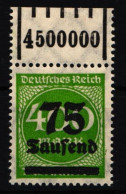 Deutsches Reich 287 A W OR Postfrisch -1/5/1 #IL662 - Sonstige & Ohne Zuordnung