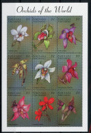 Grenada/ Grenadinen KB Mit 2715-2723 Postfrisch Orchideen #HB151 - Anguilla (1968-...)