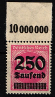Deutsches Reich 295 P OR Postfrisch #IL679 - Sonstige & Ohne Zuordnung