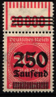 Deutsches Reich 296 OPD Hb W OR Postfrisch #IL681 - Sonstige & Ohne Zuordnung