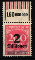 Deutsches Reich 309 A Wa OR Postfrisch 0/6/0 - 1/5/1 #IL708 - Sonstige & Ohne Zuordnung