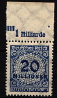 Deutsches Reich 319 A P OR B Postfrisch #IL630 - Sonstige & Ohne Zuordnung