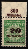 Deutsches Reich 329 A P OR A Postfrisch #IL649 - Sonstige & Ohne Zuordnung